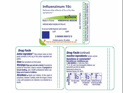 Label (Influenzinum 15c 0220 5176 41)